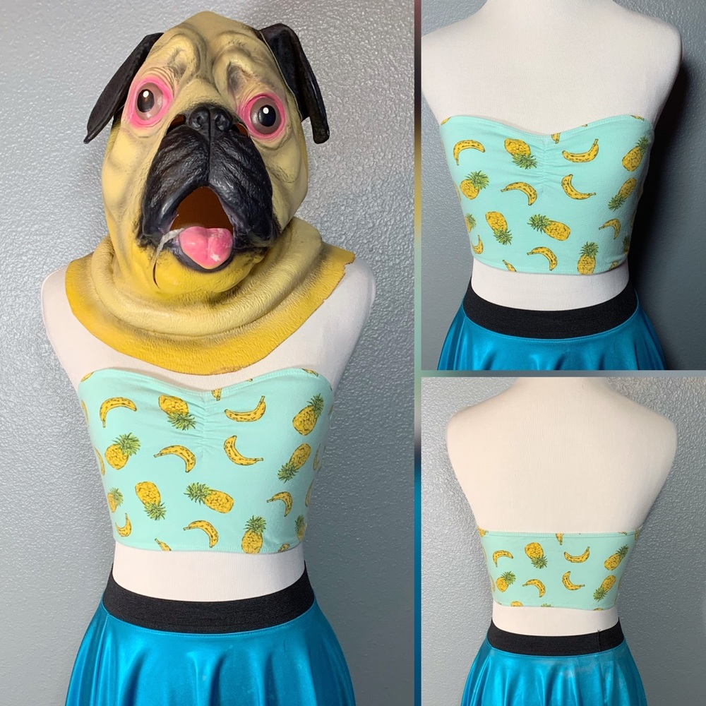 Bananas, NOLLIE, fruit, bandeau top!!